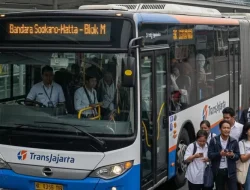 20 Bus Transjabodetabek Layani Rute Blok M-Bandara Soetta