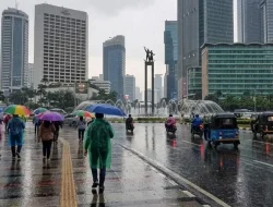 Cuaca Jakarta Hari Ini Berpotensi Hujan Ringan di Sebagian Wilayah