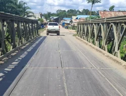 Jembatan Gunung Sari di Berau Tak Kunjung Diperbaiki Warga Khawatir Ambruk